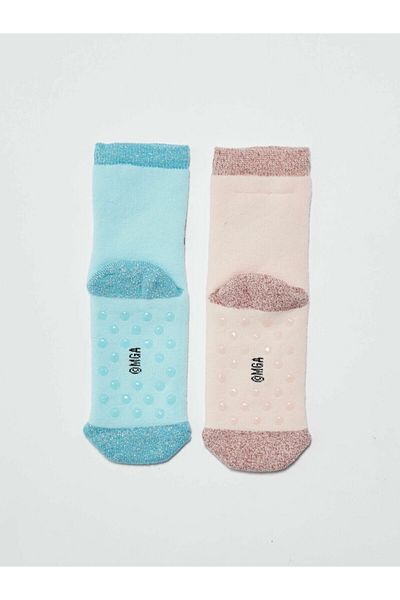 LC Waikiki LOL Women's Pink Fze Socks