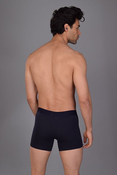COTBOXER Navy Blue Solfej 3 Pack - Ανδρικά μποξεράκια από βαμβάκι και λύκρα