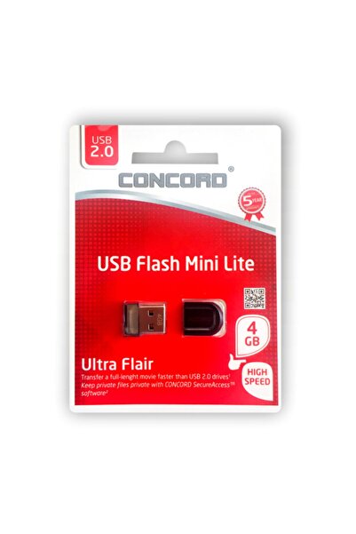 Concord 4 Gb Usb 2.0 Mini Lite Flash Bellek