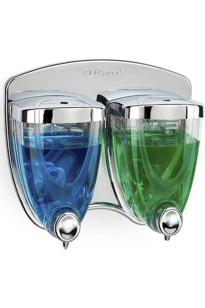5DM Chrome Twin Liquid Soap Dispenser 350+350 Ml