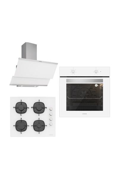 Silverline Silverline Beyaz Ankastre Set 1 ( 3420w - Cs5335w01 - Bo6501w01 )