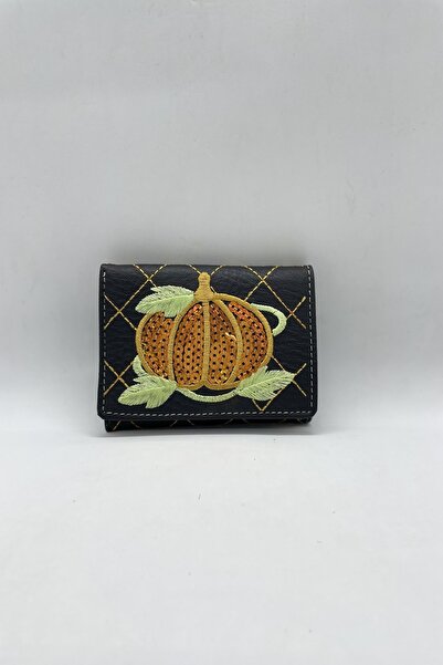 MENİSE محفظة نسائية صغيرة الحجم مطرزة بالقرع