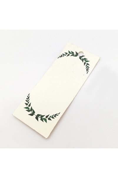 Lora Davet Isim Etiketi Zeytin Yeşili (50 Adet)