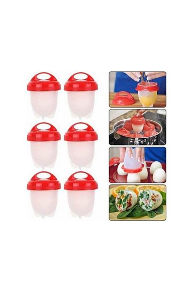 5DM Silicone Egg Boiling Container Set of 6