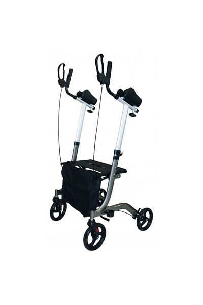 POYLİN Rollator with Armrest Elderly Patient Elderly Walking Assist Tool Folding Lightweight Rollator Sungur Medical