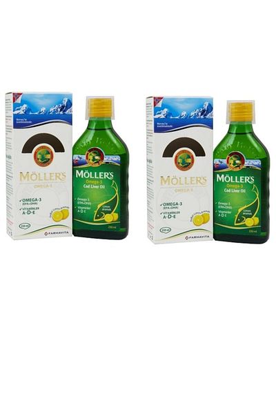 Möller's Omega-3 Lemon Flavored Sugar Free Fish Oil - 250 Ml