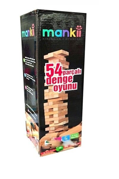 Mankii Oyuncak لعبة التوازن المكونة من 54 قطعة