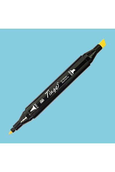 Tinge Art Twin Double Tip Marker Art Pen Pastel Blue 67