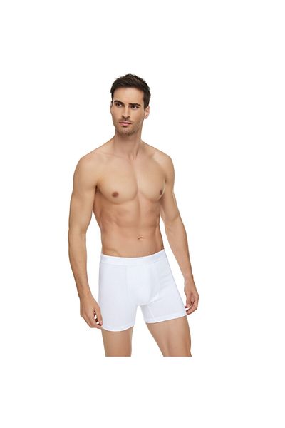 Tutku Elit Ανδρικό White Modal Elastane Boxer (3 Τεμάχια) 1251