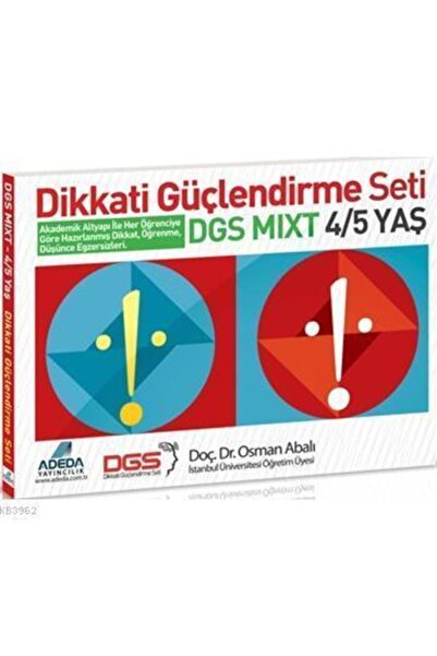 Adeda Yayınları Dikkati Güçlendirme Seti Mixt 4/5 Yaş