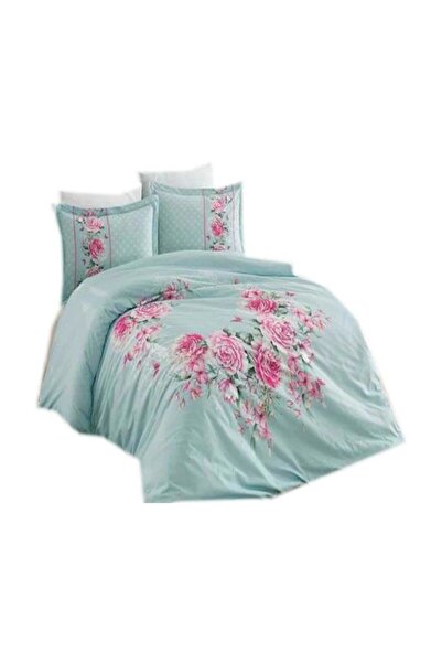 Özdilek Tek Kişilik Nevresim Takımı Su Yeşili Bounes