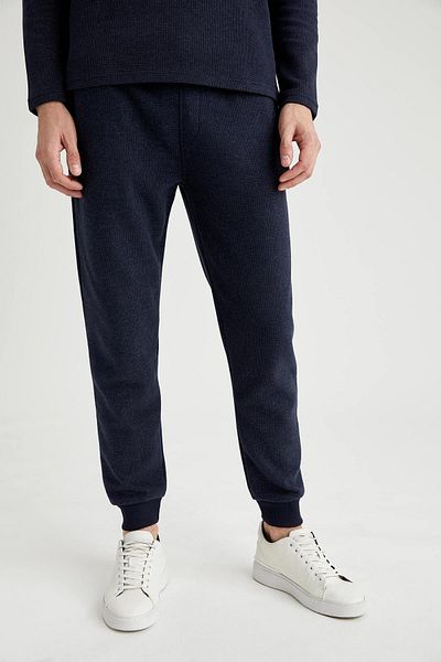 DeFacto Ανδρικό φούτερ Jogger Navy Blue Slim Fit Basic R9265AZ20AU