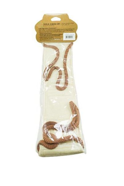 Newleaf Belt Pumpkin Bath Bath Body Washcloth Effective Purifying Washcloth for Ingrown and Comodones 35 cmx9,50 cm