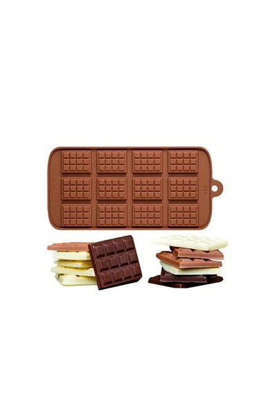 TT Tahtakale Toptancıları Mini 12-Piece Silicone Chocolate Table - Bt1208