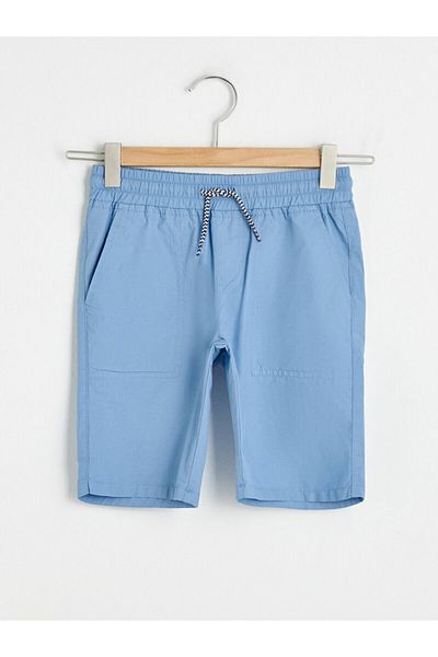 LC Waikiki Boy's Blue Cotton Shorts