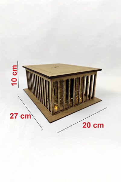 woodsia Işıklı Boyanabilir Anıtkabilir Maketi