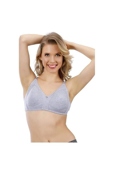 Liza Εσώρουχα Battal Seamless Gathering από χτενισμένο βαμβακερό σουτιέν Mnt