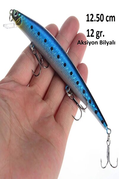usmtekno 12gr.rapala Sahteyem Lures Turna Levrek,lüfer,çinekop,rapala A14 Mavi