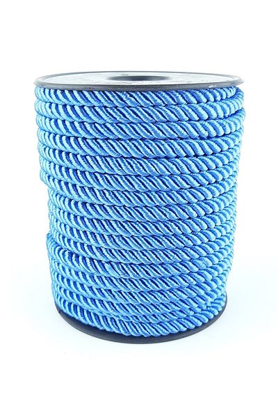 Hobigram Snur Albastru Ip 6 Mm 10 Mt – Snur de tricotat, Design Elegant, Accesoriu pentru Femei