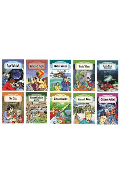 Parıltı Yayıncılık Jules Verne Serisi 1 (10 Kitap)