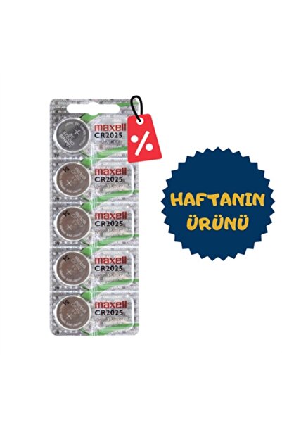 TNL Haftanın Ürünü - Maxell Cr2025 Hologram Orjinal 3v Lityum Para Pil