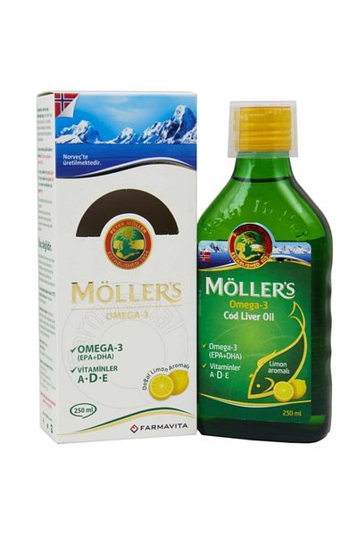 Möller's 250mlLemon Flavored Fish Oil Syrup