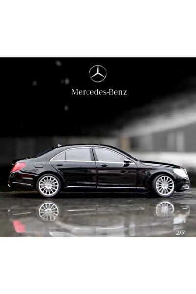 MERCEDES Benz S 500 1-24 Die Cast Metal Model Araba Orjinal Lisanslı Siyah