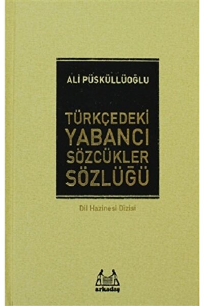 Arkadaş Yayınları Atlasavm Türkçedeki Yabancı Sözcükler Sözlüğü