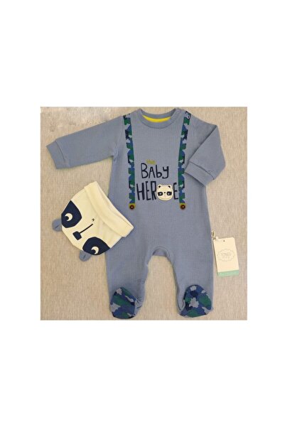 Tongs Baby Boy Blue Camouflage Jumpsuit