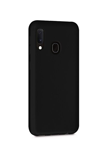Molly Samsung Galaxy M20 Için Siyah Mat Silikon Kılıf