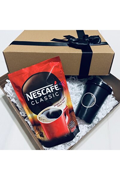 Nescafe Classıc 200 Gr & Kapaklı Kahve Bardağı Hediye Seti