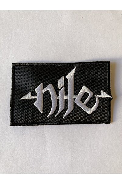 StüdyoÜmitTişört Nile White Logo Death Metal Band Arma Patches Patch Veil And...