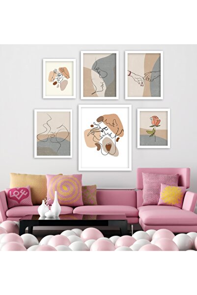 ÖZCANLAR ÇERÇEVE Sevgililer Günü Konsept Aşk Sevgi Çiftler Sürpriz Hediye Konsept Çerçeve Poster Sanat