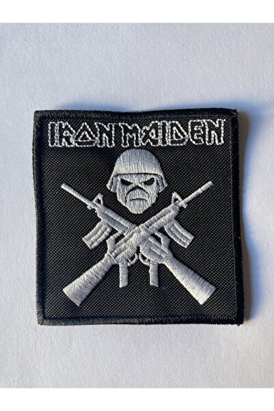 StüdyoÜmitTişört Iron Maiden A Matter Of Life And Death - حجاب مرقع مقاس 8 سم...