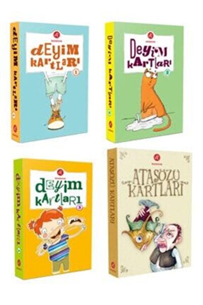 Redhouse Kidz Yayınları Deyim Kartları 1-2-3 Ve Atasözleri Kartları