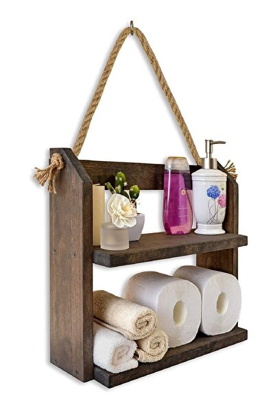 Genel Markalar Bfdwood Ahşap Masif Dekoratif Tasarım Çok Amaçlı Duvar Rafı Ba...