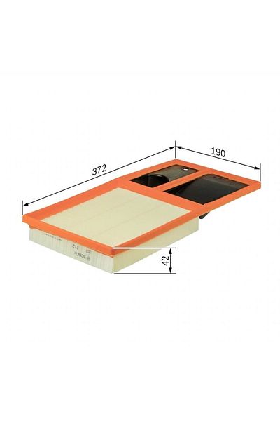 Bosch Expert Vw Polo 1.4 Air Filter 2006-2014 Bud Cgg| F026400035