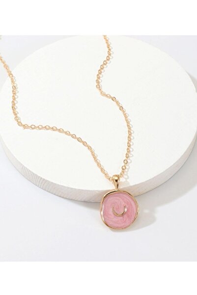 AKCstore Aster Hilal Gold Kolye