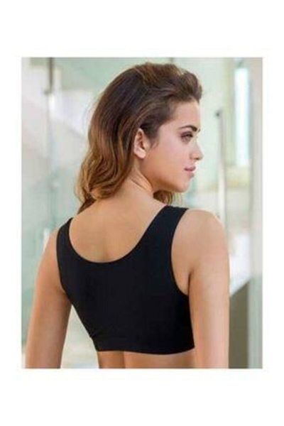 Yeni İnci Women's Black Thick Strap Seamless Bustier