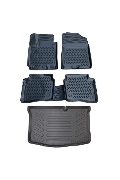 Leader Hyundai I20 2014-2019 Arası 3d Paspas Ve Bagaj Havuzu Seti