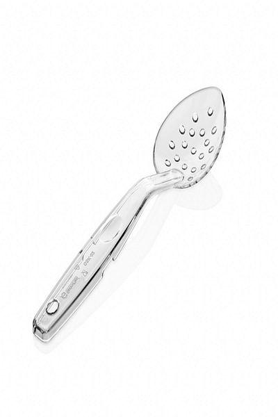 GastroPlast GSK-02 Polycarbonate Perforated Serving Spoon, Transparent