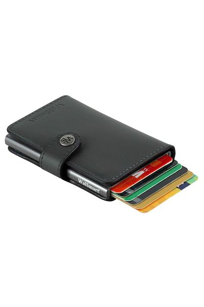 WalSmart Mini Cotton Leather Wallet with Smart Mechanism