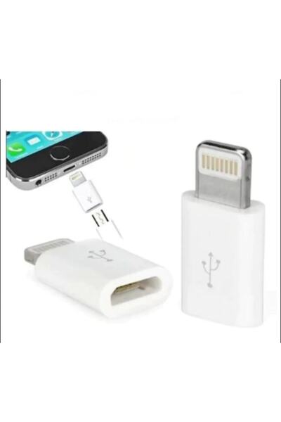 gaman 2 Adet Micro Usb Den Lightning (Iphone) Dönüştürücü Şarj Çevirici