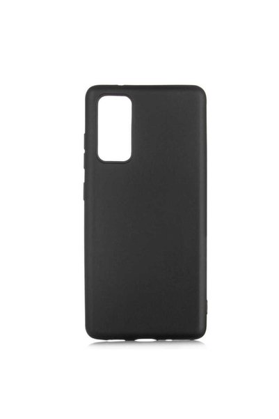 tekno grup Samsung Galaxy S20 Fe Compatible Black Matte Premium Silicone Case