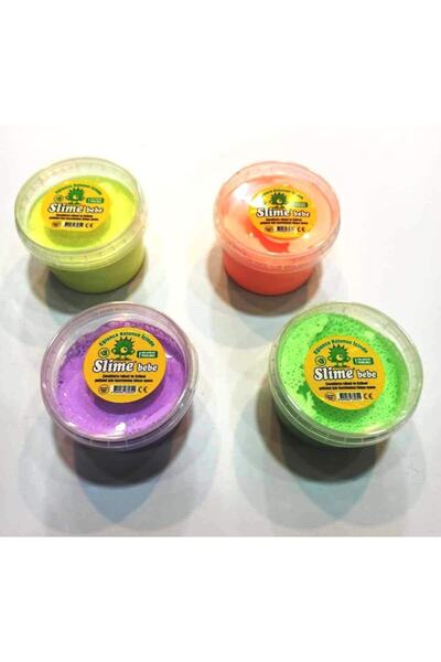 Slime 250 Gr Pofuduk Pastel Renkler 4 Adet