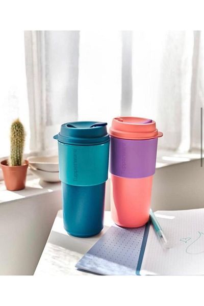 Tupperware My Carrying Glass Set of 2