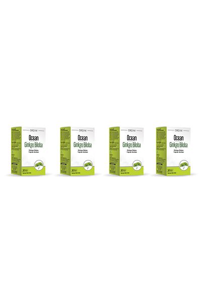 Ocean Ocean Ginkgo Biloba 30 Capsules 4-Pack