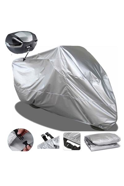 AutoEN Tvs Scooty Pep Plus Motorcycle Tarpaulin Rear Bag Compatible