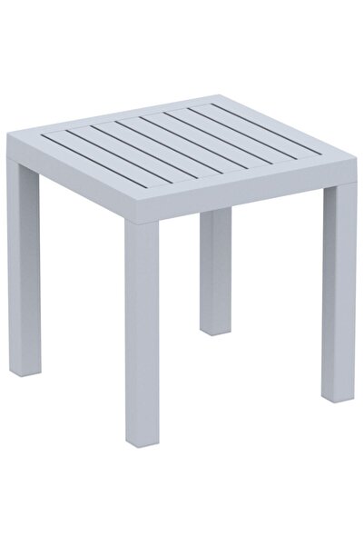 Siesta Ocean Mini Sehpa Gümüş Gri