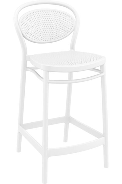 Siesta Marcel Bar Sandalyesi 65cm Beyaz